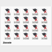 Klasse der White Square Sticker 2025 von Janz (Blatt)