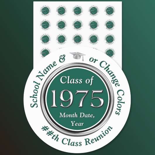 Klasse der Wiedersehen-Sticker oder des TRANSFER-D Runder Aufkleber