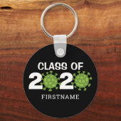 Klasse des 2020 Funny Virus Virtual Abschluss Schlüsselanhänger (Vorderseite)