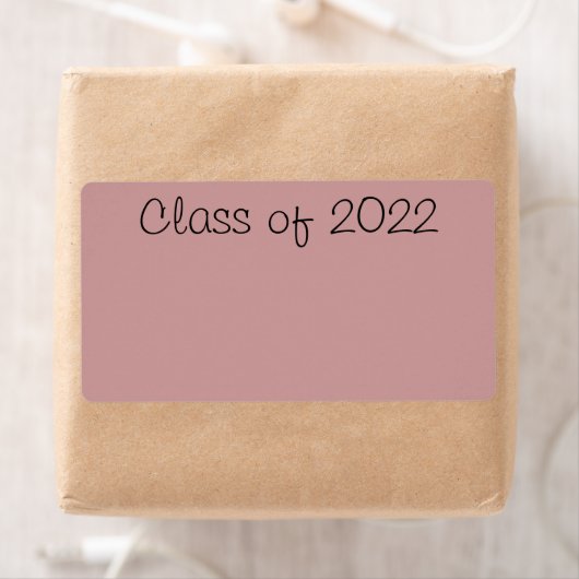 Klasse des 2022-Etiketts (Insitu)