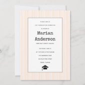 Klasse des 2023-Fotos für Schreibmaschinen und Abs Einladung (Rückseite)