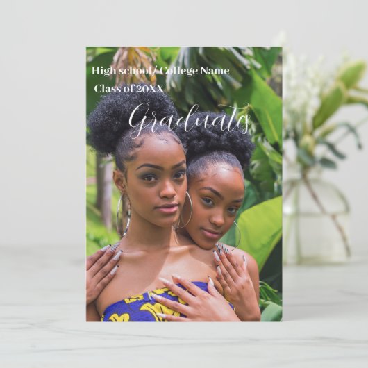 Klasse des 2023-Skripts Double Abschluss Ankündigung (Stehend Vorderseite)