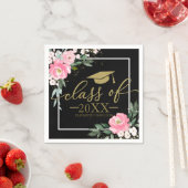 Klasse des 2025 Hot-Pink-Party Serviette (Beispiel)