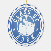 Klasse des 202X-Bowling-Teams Keramik Ornament (Links)