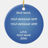 Klasse des 202X-Bowling-Teams Keramik Ornament (Hinten)