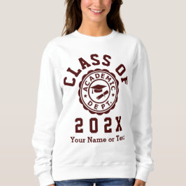 Klasse des 20XX-Abschlusses Sweatshirt
