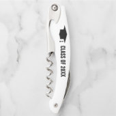 Klasse des 20XX Graduierungsparty Weinflaschenöffn Kellnermesser (Vorderseite)