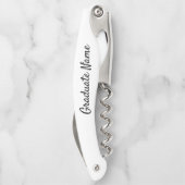 Klasse des 20XX Graduierungsparty Weinflaschenöffn Kellnermesser (Rückseite)