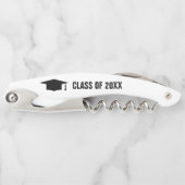 Klasse des 20XX Graduierungsparty Weinflaschenöffn Kellnermesser (Vorderseite)
