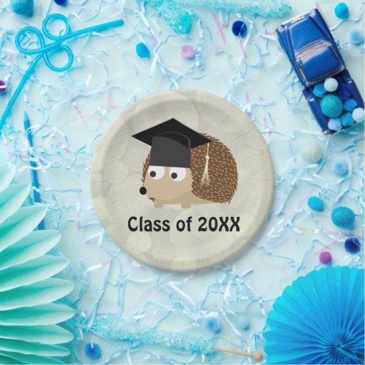 Klasse des 20XX-Igels Pappteller (Party)