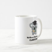 Klasse des 20xx Niedlichen Koala-Bären in Graduati Kaffeetasse (VorderseiteRechts)