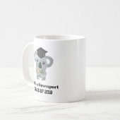 Klasse des 20xx Niedlichen Koala-Bären in Graduati Kaffeetasse (Vorderseite Links)