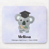 Klasse des 20xx Niedlichen Koala-Bären in Graduati Mousepad (Vorne)