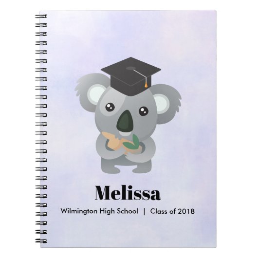 Klasse des 20xx Niedlichen Koala-Bären in Graduati Notizblock (Vorderseite)