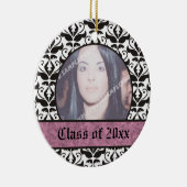 Klasse des Abschluss-Damast-Fotos Grad 2012 Keramikornament (Rechts)