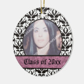 Klasse des Abschluss-Damast-Fotos Grad 2012 Keramikornament (Links)