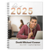 Klasse des Abschluss-Notebooks der High School 202 Notizblock (Vorderseite)
