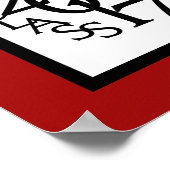 Klasse des Abschlusses 20167 Autograph Keepake Red Poster (Ecke)