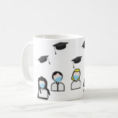 Klasse des Abschlusses 2020 Kaffeetasse (Vorderseite Links)