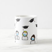 Klasse des Abschlusses 2020 Kaffeetasse (Mittel)