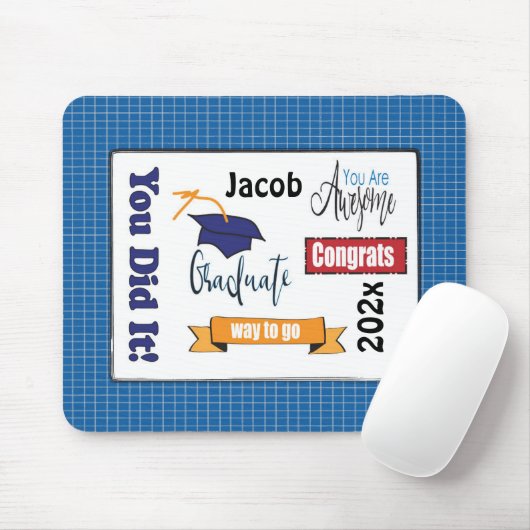 Klasse des Abschlusses 2022 Gegenwart Maus Pad Mousepad (Mit Mouse)