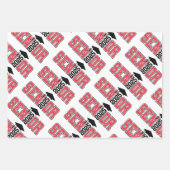 Klasse des Abschlusses 2025 Geschenkpapier Set (Vorderseite 3)