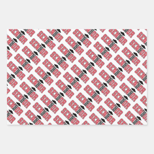 Klasse des Abschlusses 2025 Geschenkpapier Set (Vorderseite)