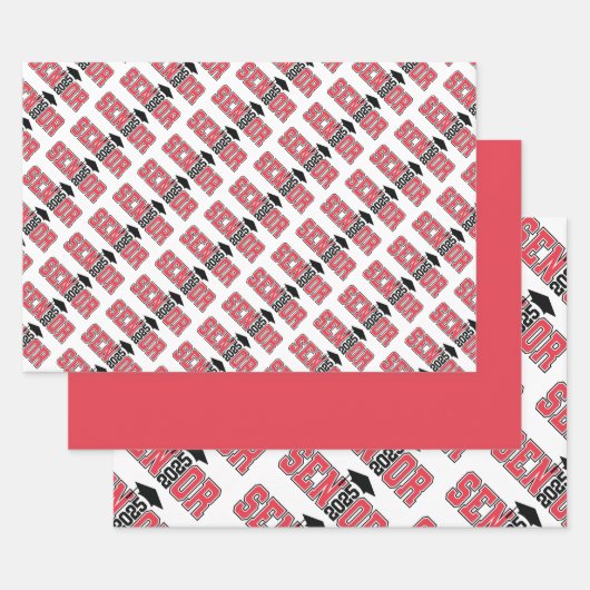 Klasse des Abschlusses 2025 Geschenkpapier Set (Set)