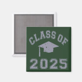 Klasse des Abschlusses 2025 Magnet (Vorderseite/Rückseite)