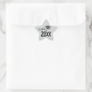 Klasse des Abschlusses 2025 Stern-Aufkleber