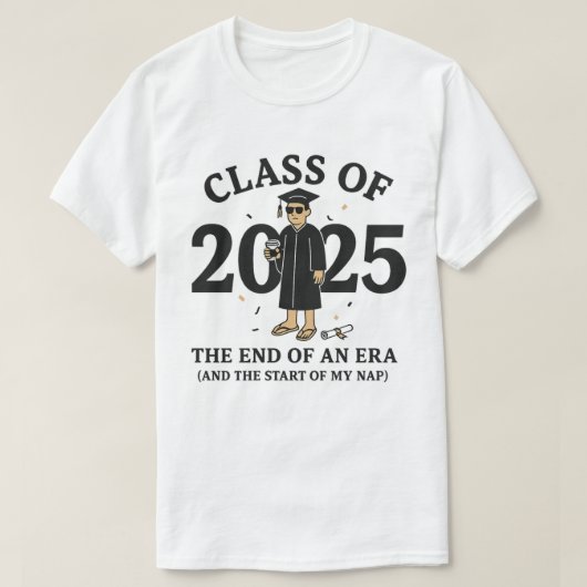 Klasse des Abschlusses 2025 T-Shirt (Design vorne)