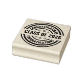 Klasse des Abschlusses 2026 Gummistempel (Stempel)