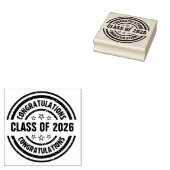 Klasse des Abschlusses 2026 Gummistempel (Stempel)