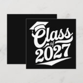 Klasse des Abschlusses 2027 Einladung (Vorne/Hinten)