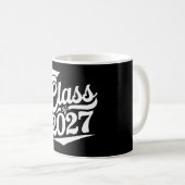 Klasse des Abschlusses 2027 Kaffeetasse (VorderseiteRechts)