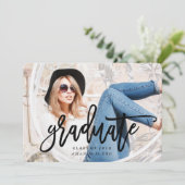 KLASSE DES Abschlusses ABSCHLUSS 2016 Einladung (Stehend Vorderseite)