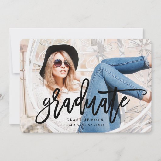 KLASSE DES Abschlusses ABSCHLUSS 2016 Einladung (Vorderseite)