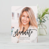 KLASSE DES Abschlusses ABSCHLUSS 2016 Einladung (Stehend Vorderseite)