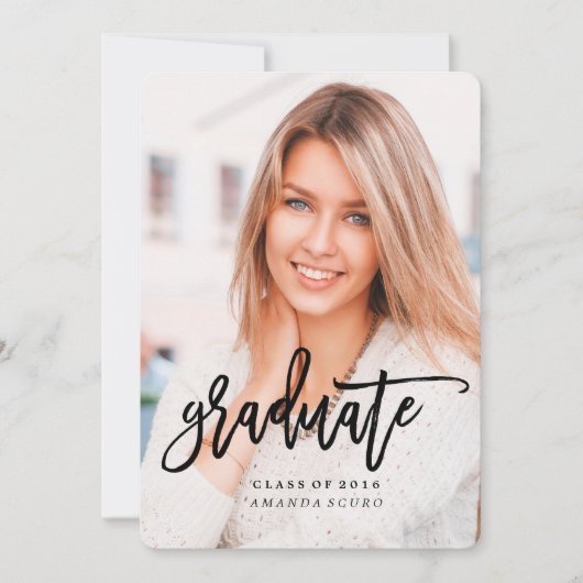 KLASSE DES Abschlusses ABSCHLUSS 2016 Einladung (Vorderseite)