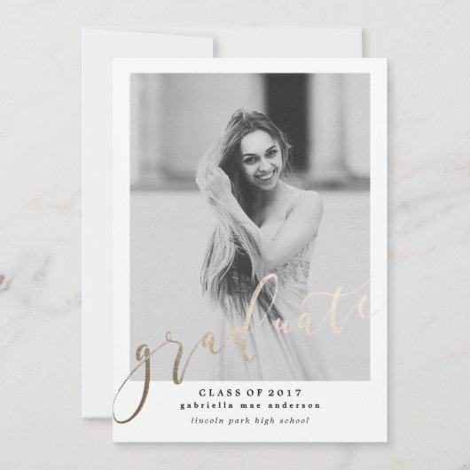 KLASSE DES Abschlusses ABSCHLUSS 2017 Einladung (Vorderseite)