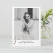 KLASSE DES Abschlusses ABSCHLUSS 2017 Einladung (Stehend Vorderseite)