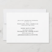 KLASSE DES Abschlusses ABSCHLUSS 2017 Einladung (Rückseite)