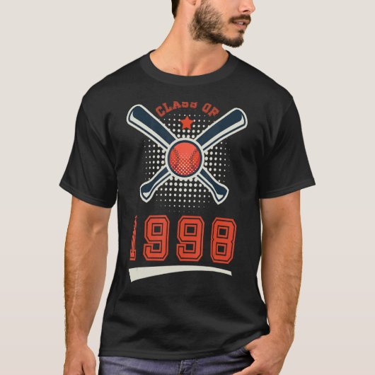 Klasse des Abschlusses Baseball Player Sp. T-Shirt (Vorderseite)