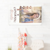Klasse des Abschlusses "Blush Vertical Foto" Banner (Insitu)