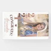 Klasse des Abschlusses "Blush Vertical Foto" Banner (Horizontal)