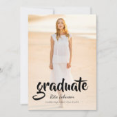 Klasse des Abschlusses der Foto-Hochschule Grad 20 Einladung (Vorderseite)