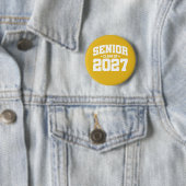 Klasse des Abschlusses der Oberstufe 2027 Senior 2 Button (Beispiel)
