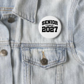 Klasse des Abschlusses der Oberstufe 2027 Senior 2 Button (Beispiel)
