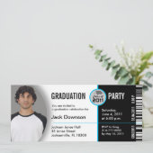 Klasse des Abschlusses Einladung TKT313 Ticket 201 (Stehend Vorderseite)