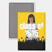 Klasse des Abschlusses, für den Sie die Hintergrun Magnet (Vorderseite/Rückseite)